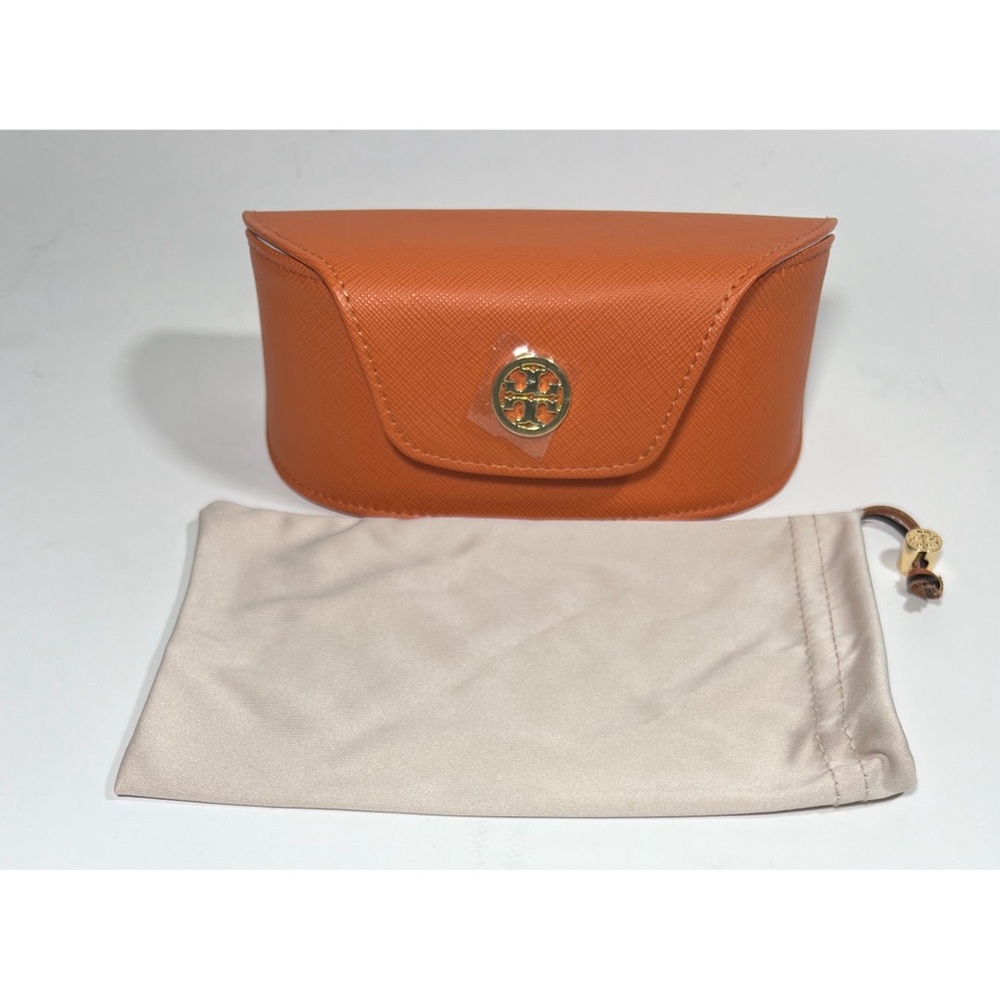 NEW TORY BURCH Orange Sunglass Case Tory Burch Case Only Original Product